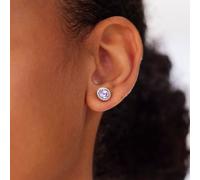 Sagapo Orecchini Cristallo Viola Donna a Lobo Punto Luce Acciaio SKT68 Sagapò