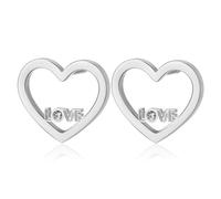 S'Agapõ Orecchini Donna In Acciaio Con Simbolo Cuore | Collezione Pretty - SPE22