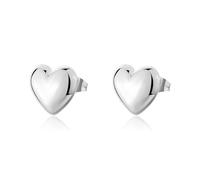 S'Agapõ Orecchini Donna, Orecchini a Lobo in Acciaio con Simbolo Cuore | Collezione Stellar - SSE27