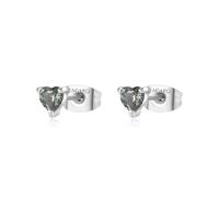 Orecchini Donna S'Agapõ Acciaio Lobo Cuore Verde 4mm SDZ107