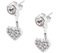 Sagapò Orecchini Pendenti Donna Acciaio Cuore Farfalla Fiore Sagapo