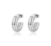 SAGAPO ORECCHINI STELLAR ACCIAIO CERCHIO SSE31