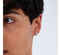 Sagapò Orecchini Uomo Punto Luce Acciaio Zircone Ragazzo Figlio Uomo STK14