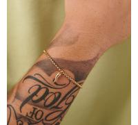 S'AGAPO ROGUE BRACCIALE DA UOMO IN ACCIAIO CON CORNETTO E ZIRCONI SRG42 (3751)