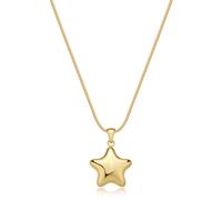 Sagapo SSE18 collana donna acciaio oro stella Stellar chic regolabile