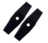 SagaSave 2 lame per tagliabordi, 2 denti universali in acciaio con foro interno da 25,4 mm, lame di ricambio per tagliaerba (diamante)