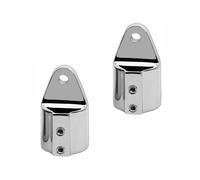 SagaSave 2 pezzi in acciaio inox 316 Heavy Duty Bimini Top Cap esterno estremità degli occhi per barche tubo rotondo per yacht, kayak, canoa, 22 mm