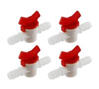 SagaSave 4PCS valvola a sfera spinata, 16mm irrigazione a goccia valvola a sfera spinata, interruttore di arresto valvola di controllo del flusso, valvola a sfera spinata, adattatore connettore