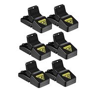 SagaSave 6 trappole riutilizzabili per topi, trappole per topi efficaci per roditori, per interni ed esterni