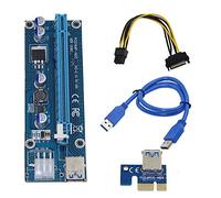 SagaSave 6Pin PCI-E Express 1x a 16x GPU Extender Riser Card Cavo Adattatore USB 3.0 Cavo per GPU Scheda Grafica Express Ethereum Mining