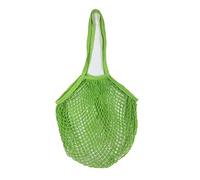 SagaSave Borsa per la spesa in corda, borse in rete per la spesa riutilizzabili in cotone Borsa per la spesa in rete portatile per la spesa per frutta, verdura (verde)