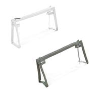 SagaSave Caso per matite, 22,5 cm di grande cotone trasparente in carbells trasparenti per le ragazze grandi competenze scolastiche per bambini sacca per bambini (bianco + verde)