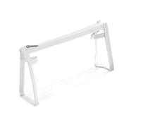 SagaSave Caso per matite, 22,5 cm di grande cotone trasparente in carbells trasparenti per le ragazze grandi competenze scolastiche per bambini sacca per bambini (bianco)