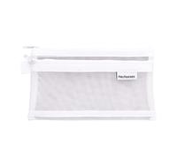 SagaSave Caso per matite, cracket da 20,5 cm per matite grandi case a doppie ragazze trasparenti grandi centri di cartoleria grande capacità per la borsa per il trucco (bianco)