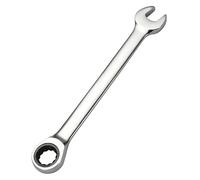 SagaSave Chiave combinata 10/13/17 mm Chiave a cricchetto a doppia testa piatta con estremità aperta e ad anello (13 mm)