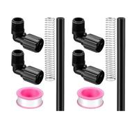 SagaSave Kit di parti per alimentatore cloratore, 4 connettori per tubi NPT da 1,27 cm, alimentatore automatico Pentair, cloratore automatico di ricambio per R172272/R172091/R171097