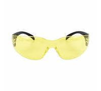SagaSave Occhiali di sicurezza, anti-appannamento e anti graffio, lenti rinforzate resistenti e protettive, occhiali di protezione per gli occhi di sicurezza per una vestibilità aderente (giallo)