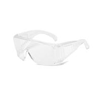 SagaSave Occhiali di sicurezza, resistenti ai raggi UV, occhiali protettivi per edilizia, all'aperto e laboratorio (trasparente)