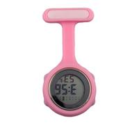 SagaSave Orologio da Infermiere, Orologio da Taschino con Display Digitale, Silenzioso, Elettronico, Luminoso, con Perno/Clip, per Infermieri, Medici, Donne e Uomini