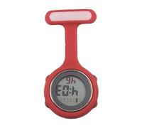 SagaSave Orologio da Infermiere, Orologio da Taschino con Display Digitale, Silenzioso, Elettronico, Luminoso, con Perno/Clip, per Infermieri, Medici, Donne e Uomini