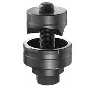 SagaSave Perforatrice esagonale in metallo per lavello, piastra in acciaio, acciaio inox, metallo 21 mm