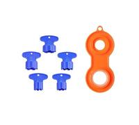 SagaSave Set di attrezzi per la rimozione di aeratori per rubinetto, chiave aeratore e chiave per rubinetto per lavello M 16,5, 18,5, 21,5, 22, 24 mm, limitatore di flusso (set A)