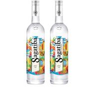 Sagatiba Cristalina - Cachaça Brasiliana Premium, 70 cl, Invecchiata 2 Anni, 38% Vol (Confezione da 2)