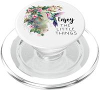 Sage Green Hummingbird Enjoy the Little Things Humming Bird PopSockets PopGrip per MagSafe