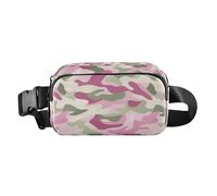 Sage - Marsupio da donna, con tracolla regolabile, mini marsupio per allenamento e corsa, mimetico