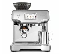 Sage - The Barista Touch - Macchina da Caffè con Montalatte Automatico e Macinacaffè Integrato - Touchscreen, Pressino Rimovibile, 5 Programmi - Macchina Espresso- Acciaio Inox Spazzolato