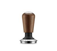 Sage - The Force Gauge Tamper 54mm - Pressino Autolivellante per Espresso - Pressione Costante, Compatibile con Portafiltro 54mm delle Macchine da Caffè - Legno di Noce Premium