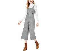 Sage The Label Tuta Donna A Collo Quadrato, Grigio, Grande