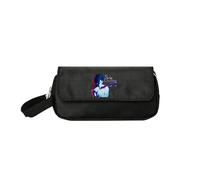 Sageam Anime Solo Leveling Merch Pencil Case, Canvas Flap doppio portamatite per ragazzi ragazze adolescenti
