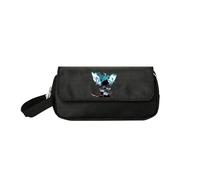 Sageam Anime Solo Leveling Merch Pencil Case, Canvas Flap doppio portamatite per ragazzi ragazze adolescenti