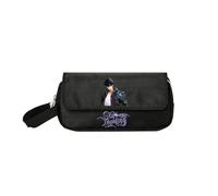 Sageam Anime Solo Leveling Merch Pencil Case, Canvas Flap doppio portamatite per ragazzi ragazze adolescenti