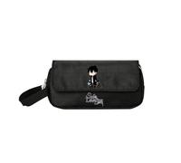 Sageam Anime Solo Leveling Merch Pencil Case, Canvas Flap doppio portamatite per ragazzi ragazze adolescenti