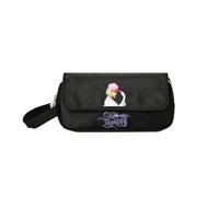 Sageam Anime Solo Leveling Merch Pencil Case, Canvas Flap doppio portamatite per ragazzi ragazze adolescenti