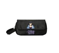 Sageam Anime Solo Leveling Merch Pencil Case, Canvas Flap doppio portamatite per ragazzi ragazze adolescenti