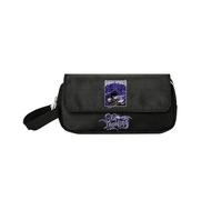 Sageam Anime Solo Leveling Merch Pencil Case, Canvas Flap doppio portamatite per ragazzi ragazze adolescenti