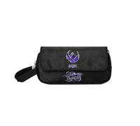 Sageam Anime Solo Leveling Merch Pencil Case, Canvas Flap doppio portamatite per ragazzi ragazze adolescenti