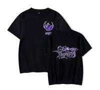 Sageam Unisex Solo Leveling Maniche Corte T-Shirt Cosplay Sung Jin-Woo Maglietta da a Maniche Corte Tees