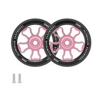 SageFurned 2 ruote pieghevoli da 70 mm, in lega di alluminio, con cuscinetti per Brompton e 3Sixty, colore nero