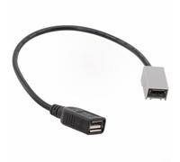 SageFurned Cavo adattatore USB AUX per auto, interfaccia audio per modelli Mitsubishi dal 2009, 30 cm, nero, connettore ausiliario per radio