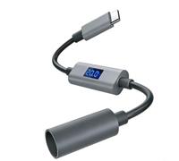 SageFurned Cavo di prolunga DC5521 da 30 cm con display digitale, 0-57 V, ricambio per Starlink per mini per v3, rame puro per un monitoraggio stabile della tensione (A)