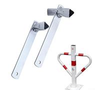 SageFurned Chiave triangolare a 3 lati per serrature M10 per M12, strumento manuale ergonomico da 170 mm per recinzioni di sicurezza di parcheggio, argento, confezione da 2