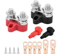 SageFurned Dual Studs for battery Junction Post Terminal Kit, for m10 Bus Bar Power and Ground Junction Block Distribution for the automotive industry