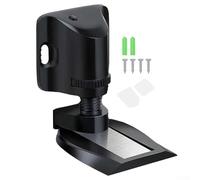 SageFurned Fermaporta magnetico invisibile, fermaporta magnetico, regolabile, fermaporta magnetico, regolabile, in lega di zinco, per una maggiore sicurezza (nero)