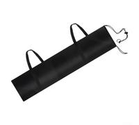 SageFurned Grande borsa portaoggetti impermeabile in tessuto Oxford 420D con coulisse, tappeto e trasportino per coperte, per traslochi o campeggio all'aperto, nero, 52 x 240 cm (52 x 240 cm)