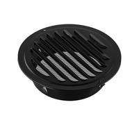 SageFurned Griglia di sfiato rotonda in acciaio inox, 70-200 mm, per ventilazione esterna del condotto, design a maglia fine per prevenire detriti, compatibile con sistemi di flusso d'aria