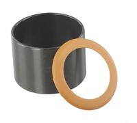 SageFurned Kit di 2 anelli per compressore d'aria cilindrico, 63,5-69 mm, in gomma senza olio, ricambio per modelli 550W-1600W, colore nero (per 1100 W)